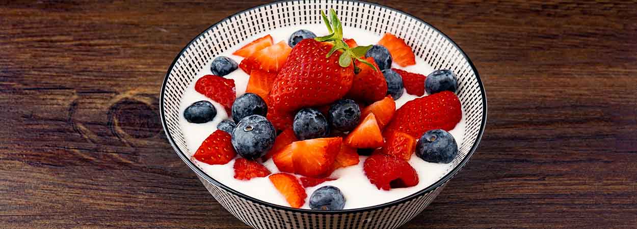 Yoghurt med frugt