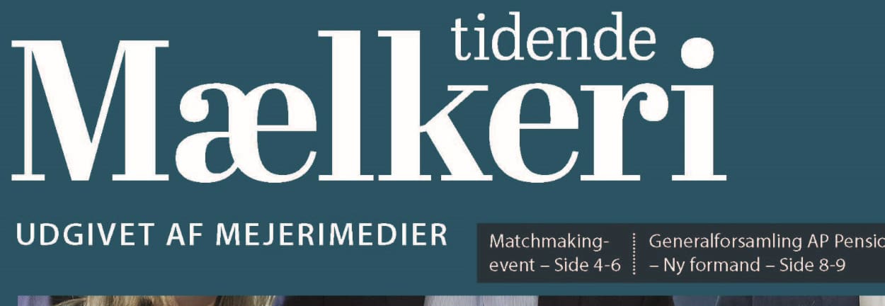 Forside, Mælkeritidende nr. 3